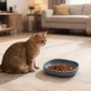 2PCS Whisker-Friendly Silicone Cat Plates, Wide Shallow Pet Bowls, Non-Spill Feeding Dish for Dry Wet Food 6