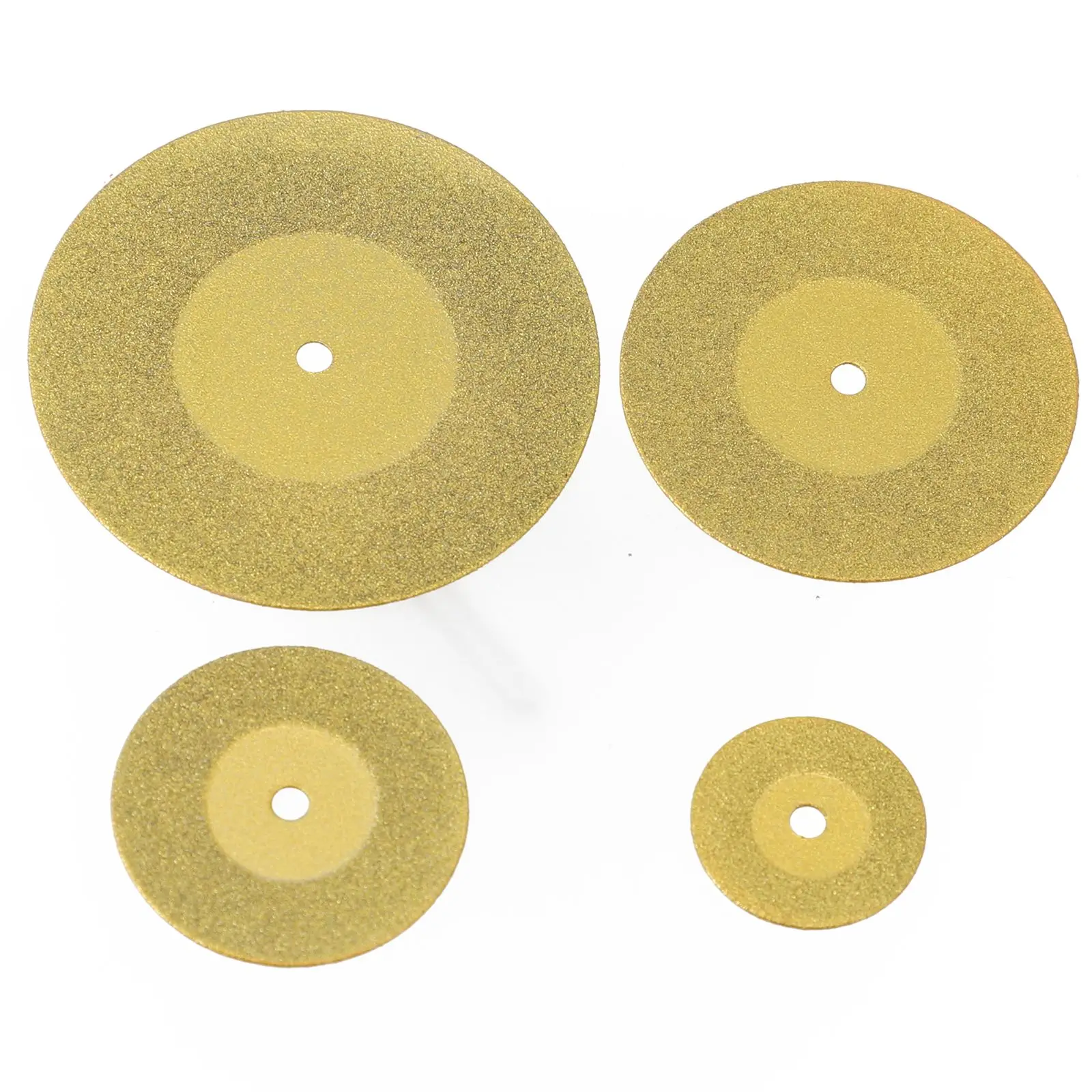 5pcs Diamond Cutting Disc TiN Coated 20/30/40/50mm Rotary Tools Circular Saw Blade For Cutting Gemstone Glass Ceramic Copper