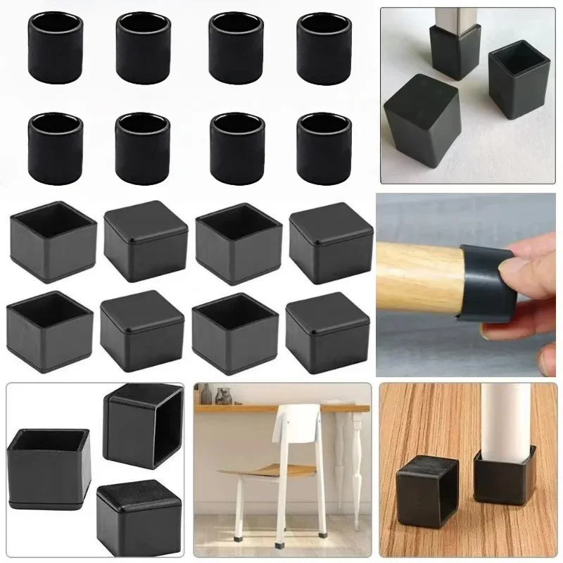 Chair Leg Caps - Non-Slip, Silent, Thickened Floor Protector Pads