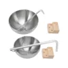 Stainless Steel Sauna Bowl  Bowl Cup Exquisite Essential Oil Bowl Sauna Room therapy Essential Oil Bowl for Steam Room 5