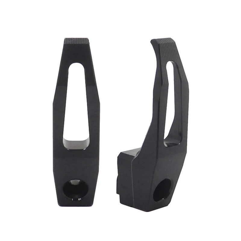 

2X Universal Motorcycle Hook Durable Screw Aluminum Hanger Handlebar Helmet Bag Hook Scooter Bottle Carry Holder Black