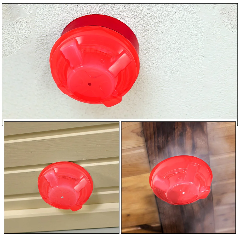 2 Pcs Smoke Dust Cover Protector for Kitchen Baking Fryer Plastic Smokes Alarm Cover Extends Lifespan Prevents Dust