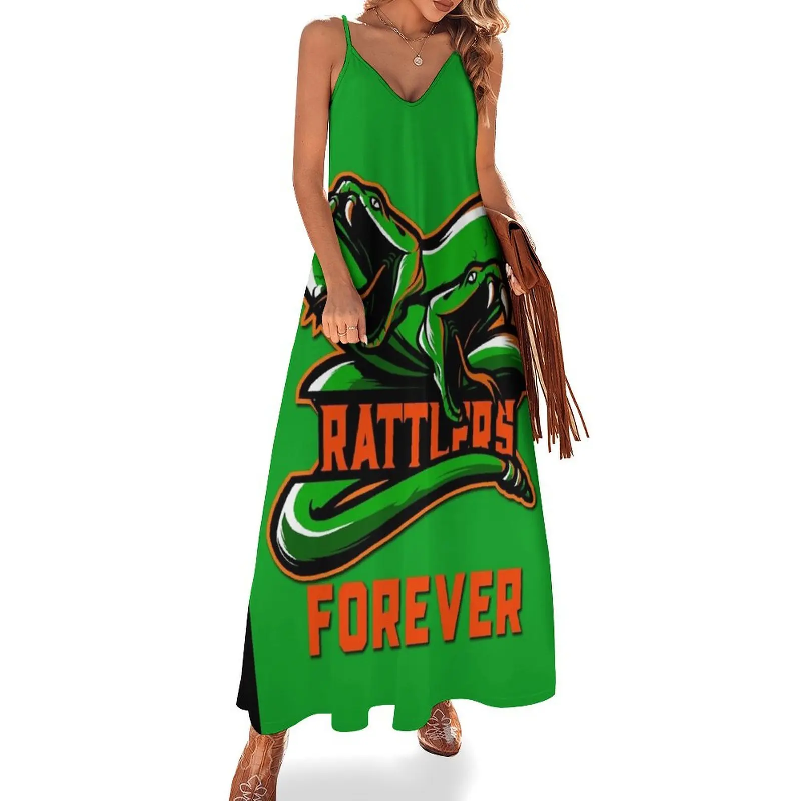 

Женское вечернее платье без рукавов Rattlers Forever, роскошное платье для выпускного вечера, 2024