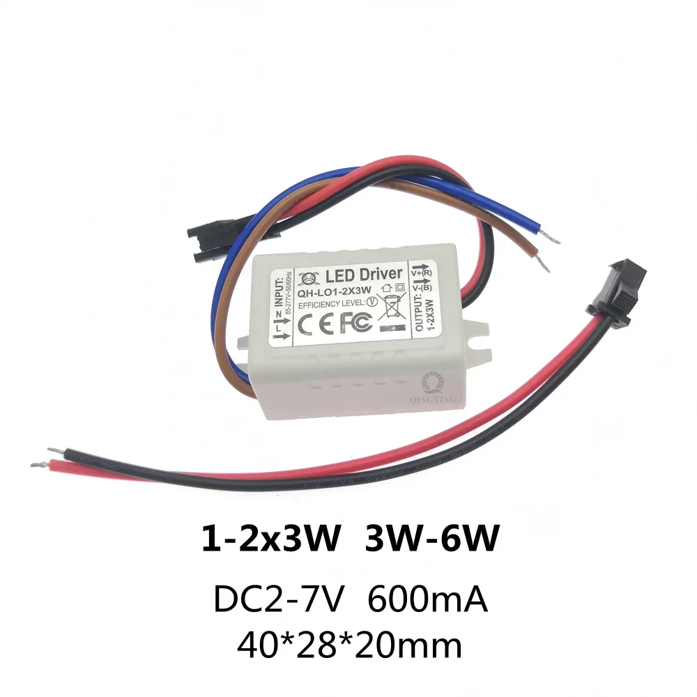 illuburg LEDドライバー 900mA 定電流 14W - 40W フリッカーフリー LED 電源変圧器 LED ドライバー 600mA 定電流高 PF 3W 10W 20W 30W 40W 50W 60W 1-2x3w