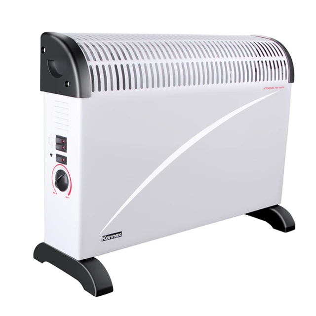 2000W Thermostat Wall Mounted Convector Heater With 24h Timer and