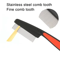 Head Lice Comb Lice Nit Removal Hair Comb Stainless Steel Fine Tooth Comb Lice Comb Professional Head Lice Nit Removal Hair Comb 2