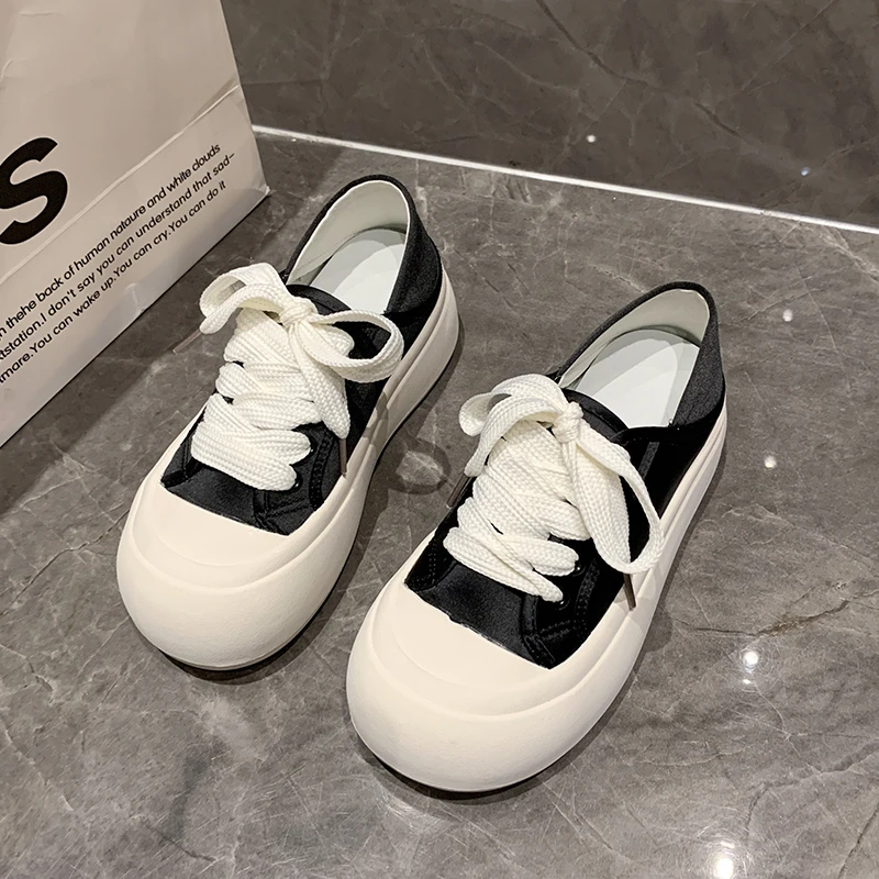 

2023 Women's Sports Shoes Summer Platform Women's Loafers Campus Style Casual Flat Shoes Student Sneakers