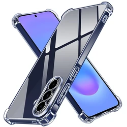Transparent TPU Shockproof Bumper Protective Case with Enhanced Corner Protection - Galaxy A27 (Transparent)