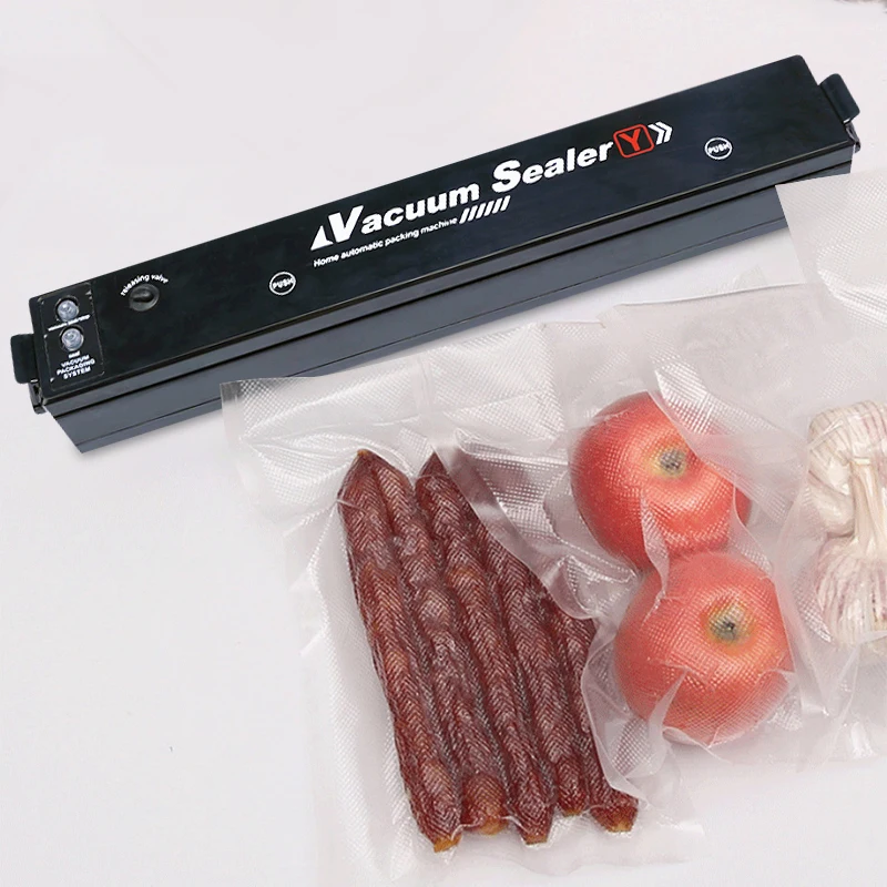 Machine à emballer sous-vide 220V/110, thermoscelleuse de Film alimentaire  domestique pour conserver les aliments au frais avec 10 sacs de rangement