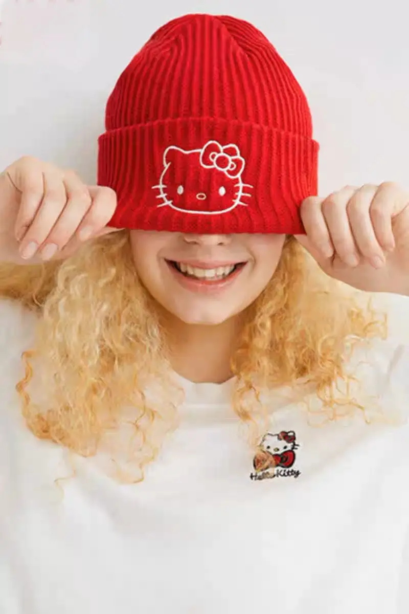 帽子 SLY KITTY KNIT BEANIE SLY | 【LIMITED ITEM】HELLO KITTY x SLY CAT BEANIE (帽子