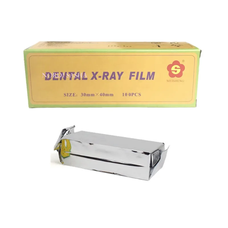 

100Pcs/Box Dental X ray Film intraoral Radiograph X-Ray Film Size 3cm x 4cm for Reader Scanner Machine