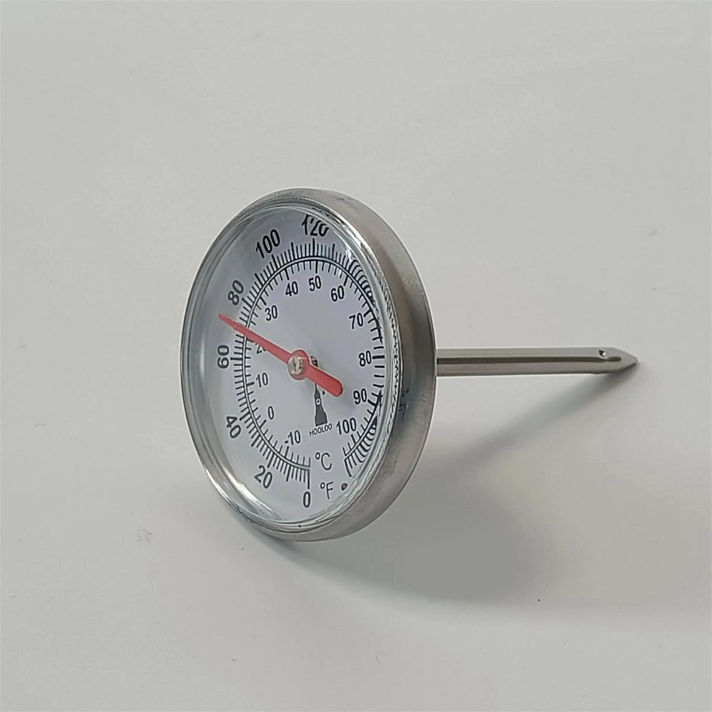 HOOLOO Thermometer for Alcohol Distiller Spirit Still 304 Stainless Steel Sanitary Whiskey Making Kit Whiskey Brandy Vodka