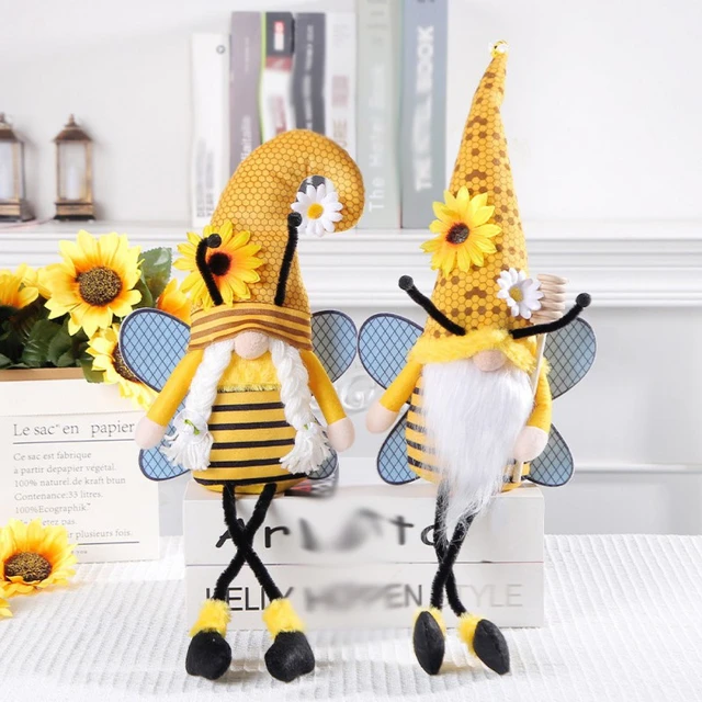 Bee Day Bumble Bee Home Farmhouse Kitchen Decorations Gifts Scandinavian  Swedish Honey Bee Elf Spring Decor Bee Tiered Tray Deco - AliExpress
