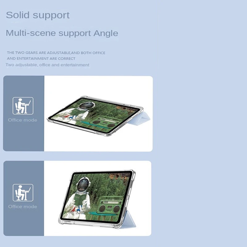 Premium Magnetic Stand Smart Tablet Case with Pencil Holder