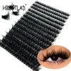 60D/80D Mink Eyelashes 100/280 Bundles Natural Eyelash extension 3D Russia Volume Individual Eyelash Cluster Makeup Tools Lashes 2