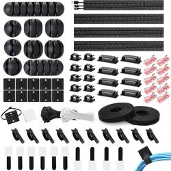 Comprehensive Cable Management Kit - Organize & Tidy Wires with Ease (273CS)