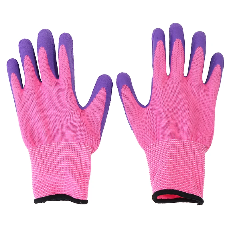 1 Pair Unisex Breathable Children Gardening Gloves Durable Waterproof Toddlers Gloves 2
