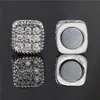 6mm Magnetic Zircon Geometric Luxury Hippop Rock Earring For Man Woman No-piercing Ear Stud Jewelry Gift Accessories Wholesale 3