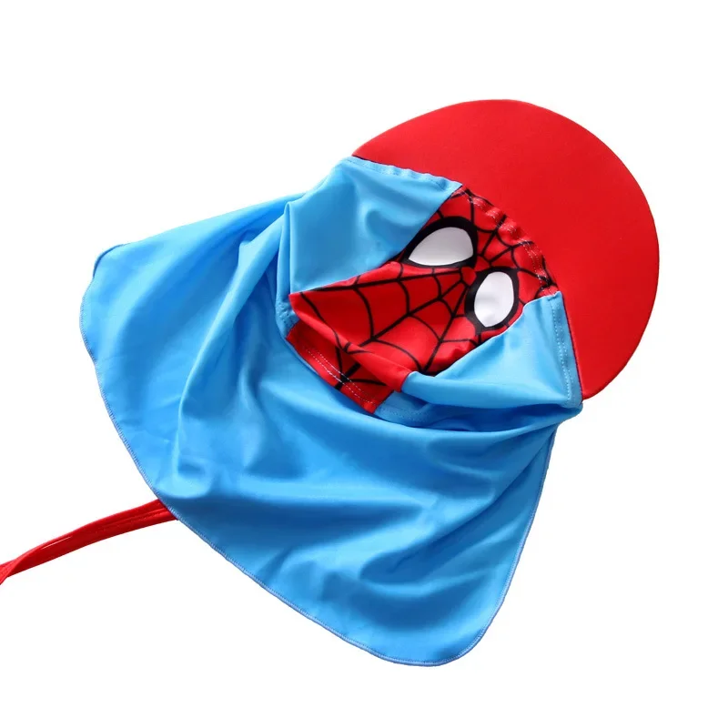 Korean Men's Children's Swimming Cap Neck Protection UV Protection Beach Sun Ear Cover