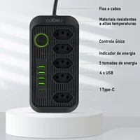 Outlet, Outlet Extender, Water Power Sockets, USB Socket, Line Filter, Extension Socket, Electric Extension, 10A 4