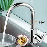 Kitchen Faucet Household Splash-proof Boosting Hot And Cold Faucet Hot And Cold Vegetable Wash Basin Dishwashing Pool Sink 2