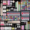 Acrylic Nail Kit : Professional Nails Kit Acrylic Complete Starter Kit，3 Colors Acrylic Powder and Glitter Nail Powder 1