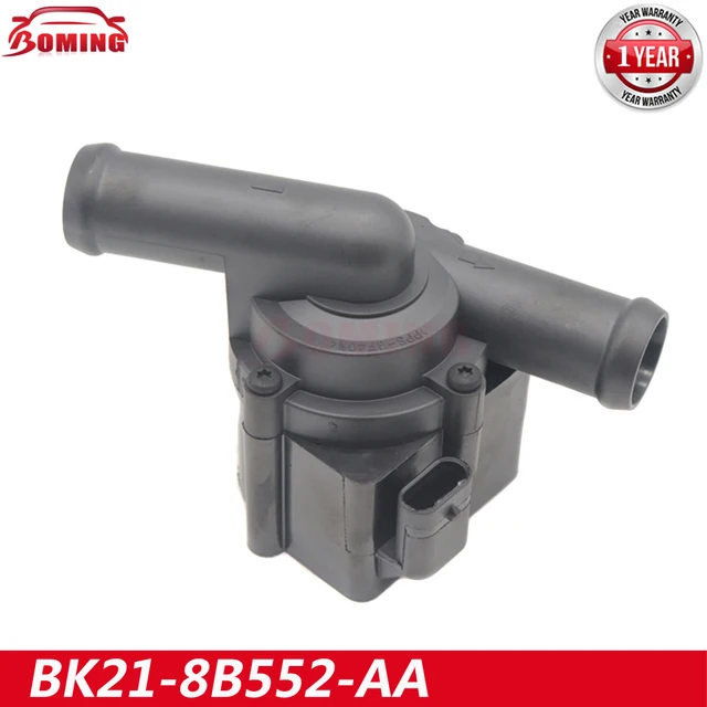 ปั๊มน้ำเสริมไฟฟ้าสำหรับเครื่องยนต์รถตู้ฟอร์ด ทัวร์นีโอ คัสตอม V362 ทรานซิท V363 รุ่น 1769719 BK21-8B552-AA 12V BK218B552AA ของใหม่ 1