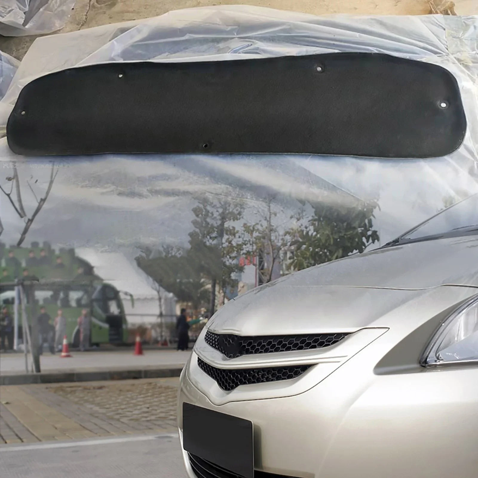 Sound Insulation Mat Car Front Hood Insulation Cotton Pad Engine Soundproof Heat for Toyota Vios 2008-2013