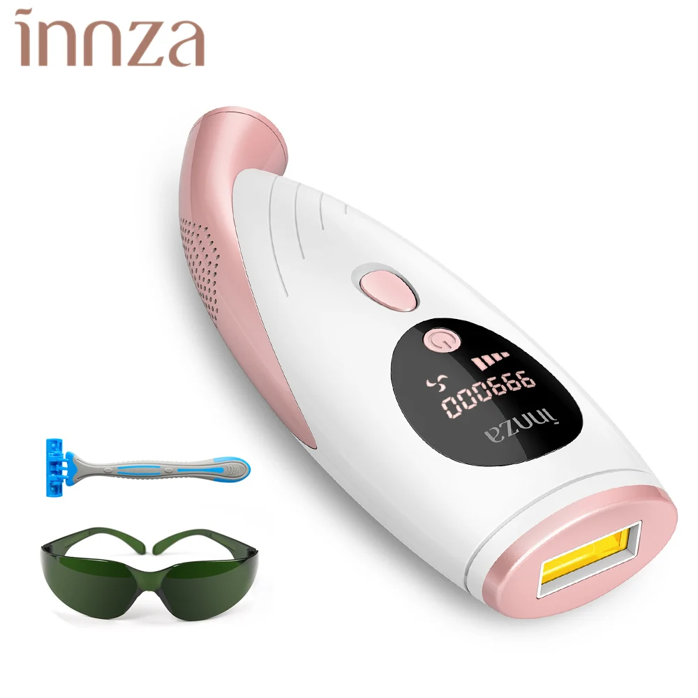 InnzaIZD26IPLHairRemoval999000FlashesPainlessEpilatorforMen