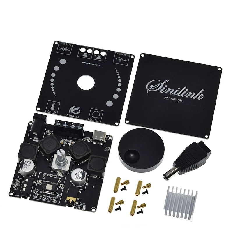 50W+50W Bluetooth 호환 디지털 XY-AP50H TPA3116D2 오디오 전력 증폭기 클래스 10W200W HiFi 스테레오 USB/AUX 사운드 카드 앰프