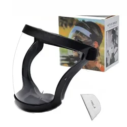 Premium Anti - Fog Reusable Face Shield with Glasses (As Show)