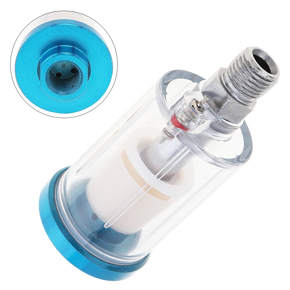 1/4" Mini Spray Gun Air Line Filter Painting Moisture Separator Water