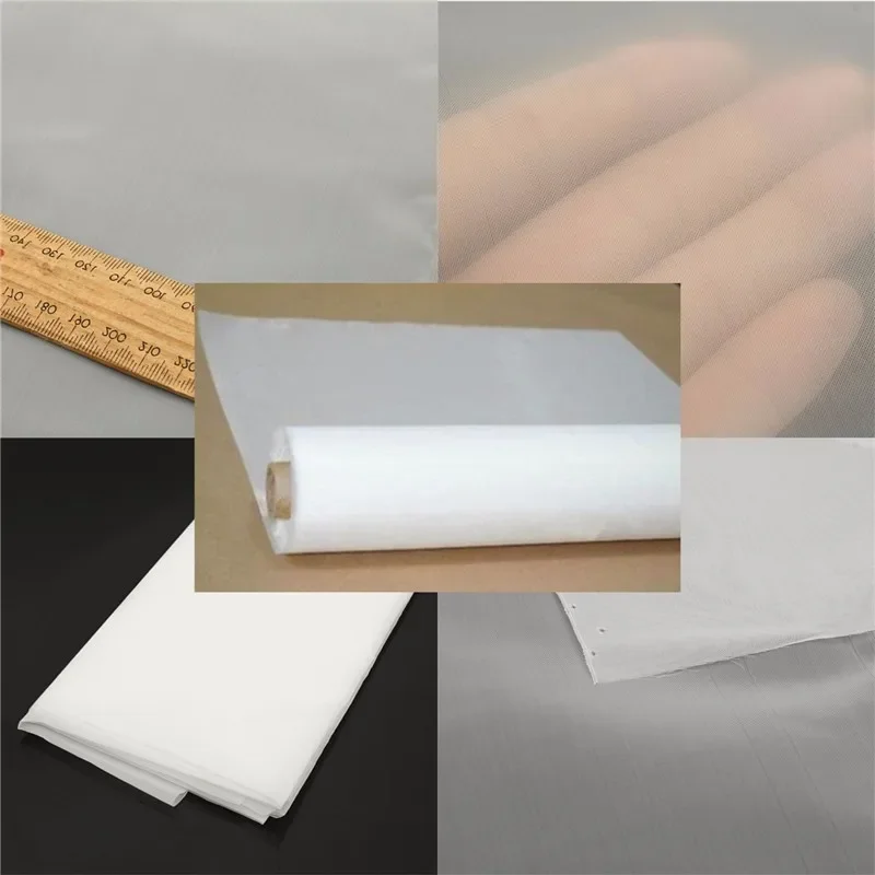 1mx1m 40-Inch Durable Quality White Nylon Filtration Sheet 200 Mesh Water Oil Industrial Filter Cloth Vacuum Cleaner Parts