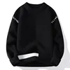 New Fashion Youthful Vitality Mens Turtleneck Sweater Autumn Winter Loose Casual Knitted Pullovers Men Warm Patchwork Knitwear 4