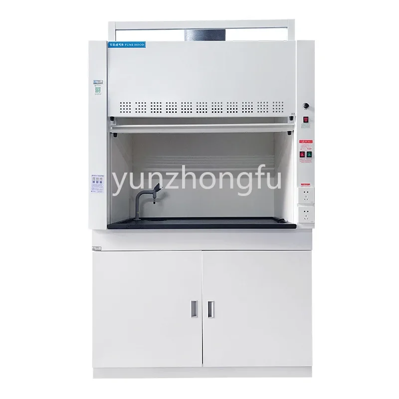 

All-Steel Draft Cupboard Fume Hood Draught Ventilation Cabinet Explosion-Proof Clean Air Filter Laboratory Ventilator