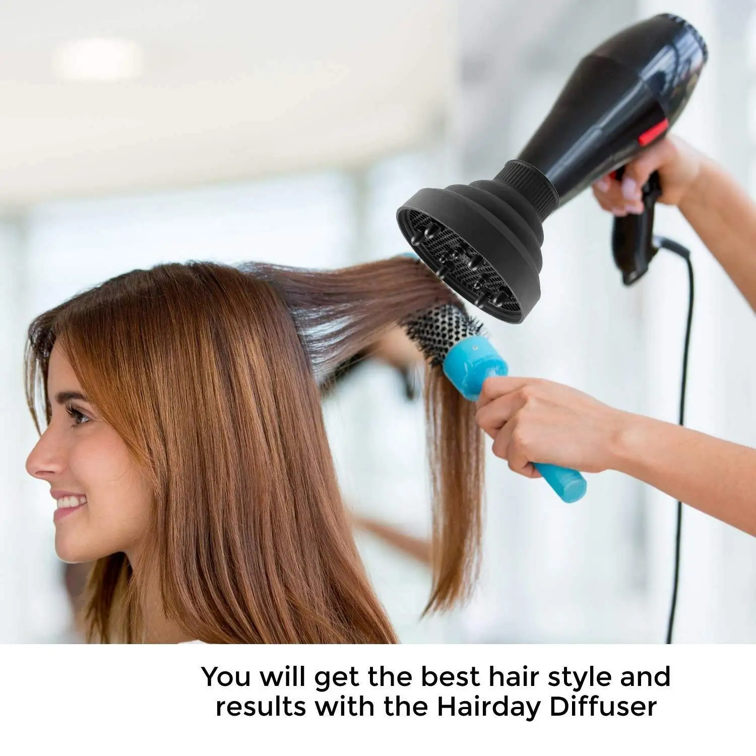 Hair Dryer Diffuser Universal Silicone Adjustable Temperature Resistant