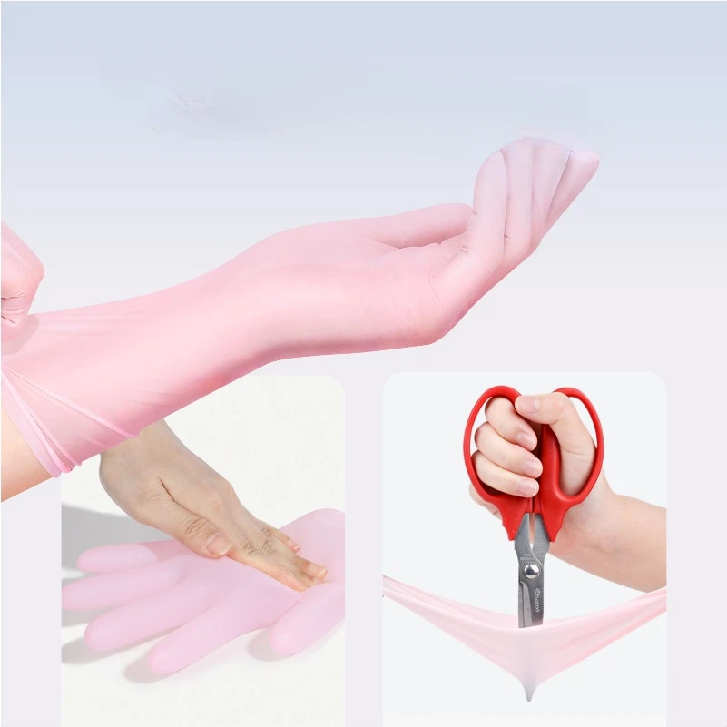 12 Inches Disposable Nitrile Gloves Latex-Free 12" Long Extended cuff Dishwash Cleaning Food Grade Cooking gloves 30/50pcs disposable gloves nitrile gloves dishwashing gloves cleaning gloves