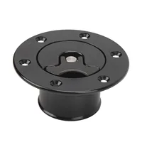 Fuel Cell Gas  Fuel Cell    Billet Aluminum 39mm ID Flush Mounting 6  Open Type Black  for Car 2