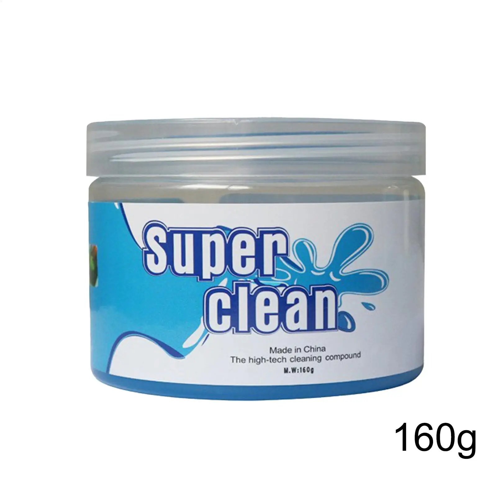자동차 청소 젤 먼지 제거제, 160g 다기능 디테일링 도구, 차량 내부 먼지 청소 관리를 위한 부드러운 재사용 가능 젤