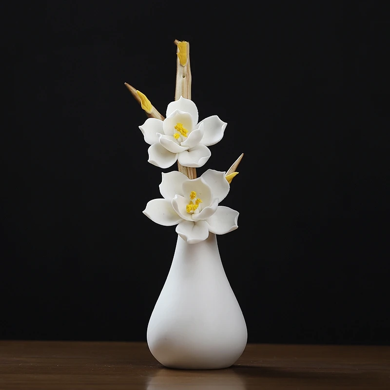 0046 Ceramic Handmade Vase Desktop Decoration Living Room Flower Arrangement Modern Home Bedroom Art Creative Birthday Gift