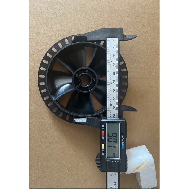 Ventilateur de refroidissement pour tapis roulant, roue perforée de 100mm,  capteur universel