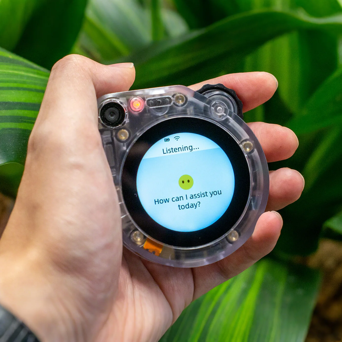 SenseCAP Watcher XiaoZhi AI Device Voice Assistant Smart Home,LLM, Camera,Face Recognition Visual Wake-Up,Multilingual,ESP32S3