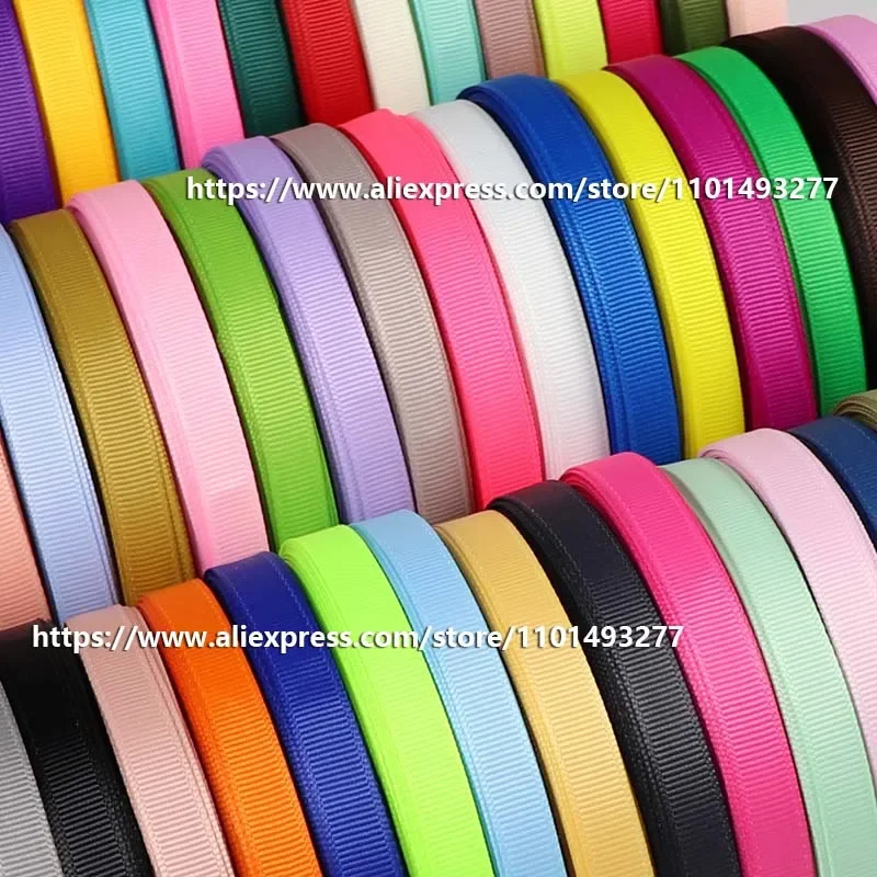 20 Yards/roll Grosgrain Ribbon For Gift Packing Wedding Christmas Decoration Handmade DIY Bows 10mm/15mm/25mm/38mm/50mm ribbon decoration ribbon supplies wrapping ribbon grosgrain ribbon christmas ribbon