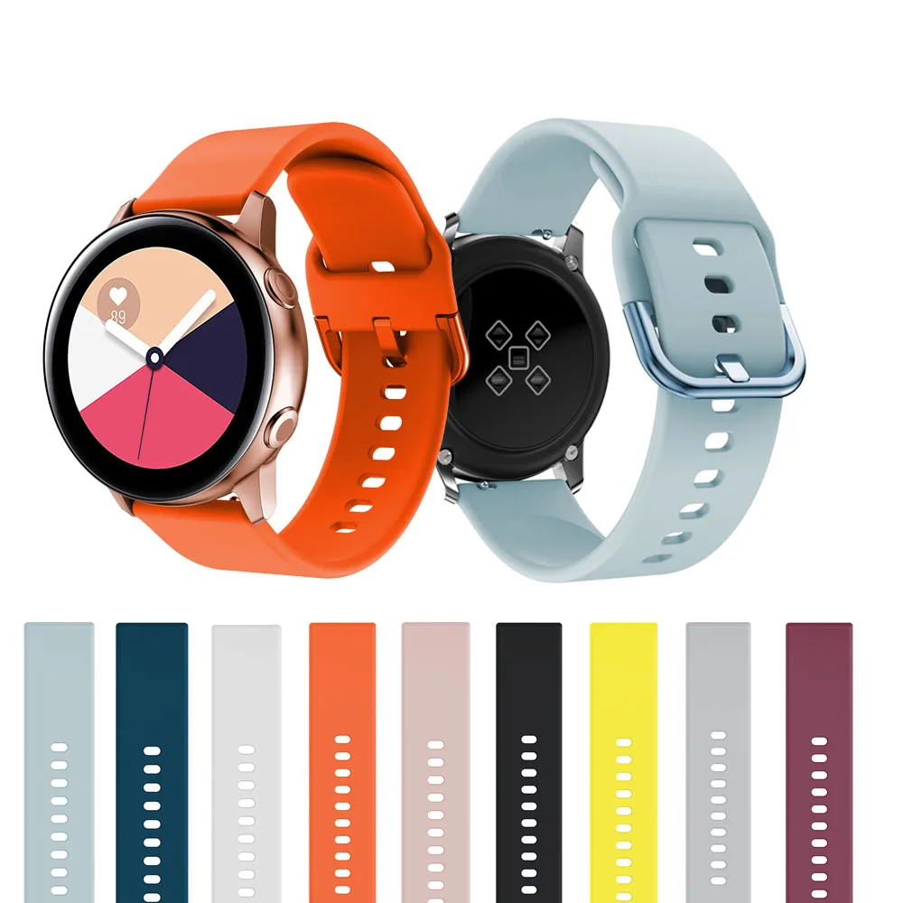 

Strap FOR Samsung Galaxy Watch Active 2 40/44mm Gear sport wrist bracelet watchband 20mm Watch strap samsung active2 42mm band