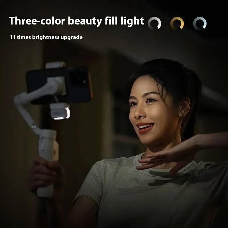 hohem iSteady V3 Smartphone Stabilizer Ai Face Tracking 3-Axis Phone Gimbal Built-in Selfie Stick Portable iPhone15/Samsung
