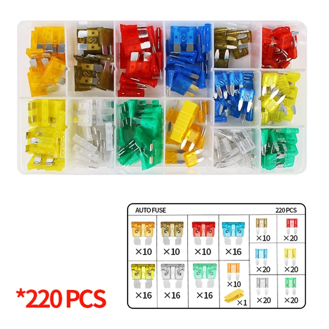 320pcs Auto Sicherungen Sortiment Kit Blade-Typ Automotive