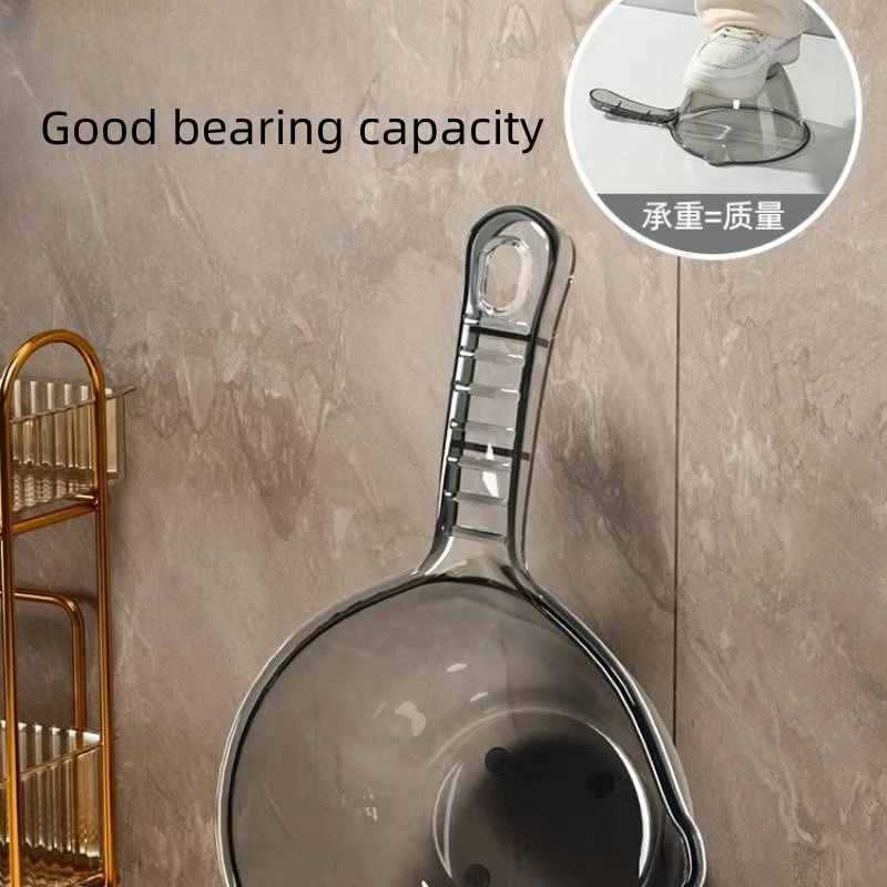 1PC Durable Plastic Water Scoop With Long Handle Durable Transparent Thickened Design For Easy Kitchen And Bathroom Shower Use