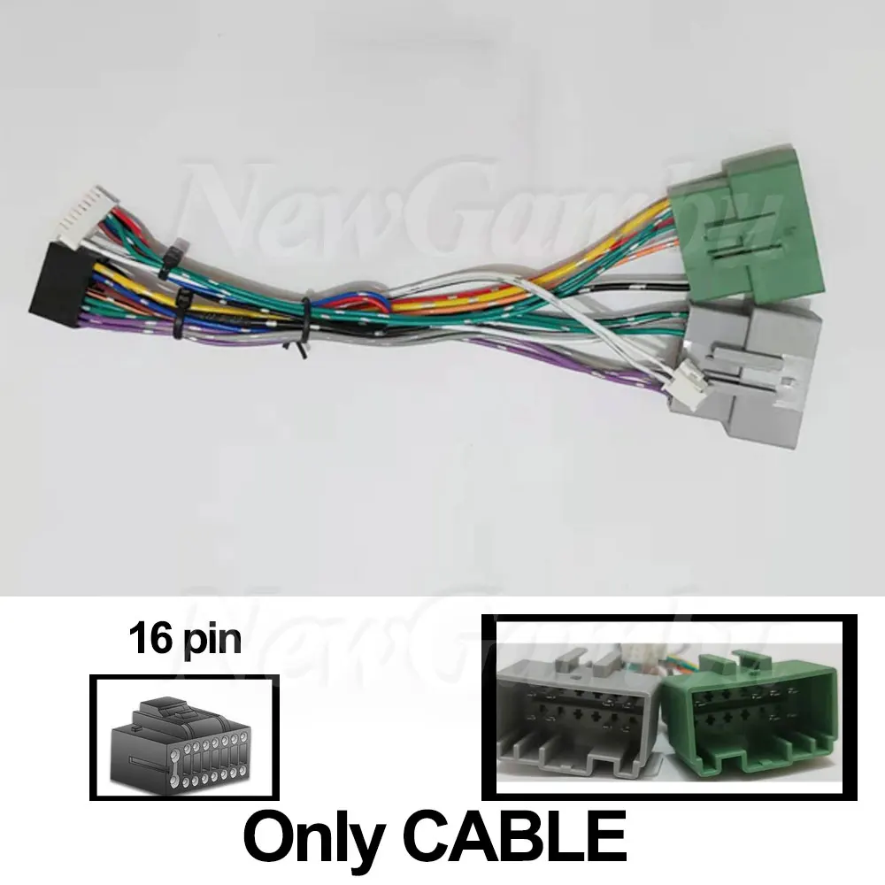 Car Wiring Harness Android Power Cable For Volvo S80 XC70 V70 S60 1999-2006 Cable OR CANBUS OR CABLE AND CANBUS
