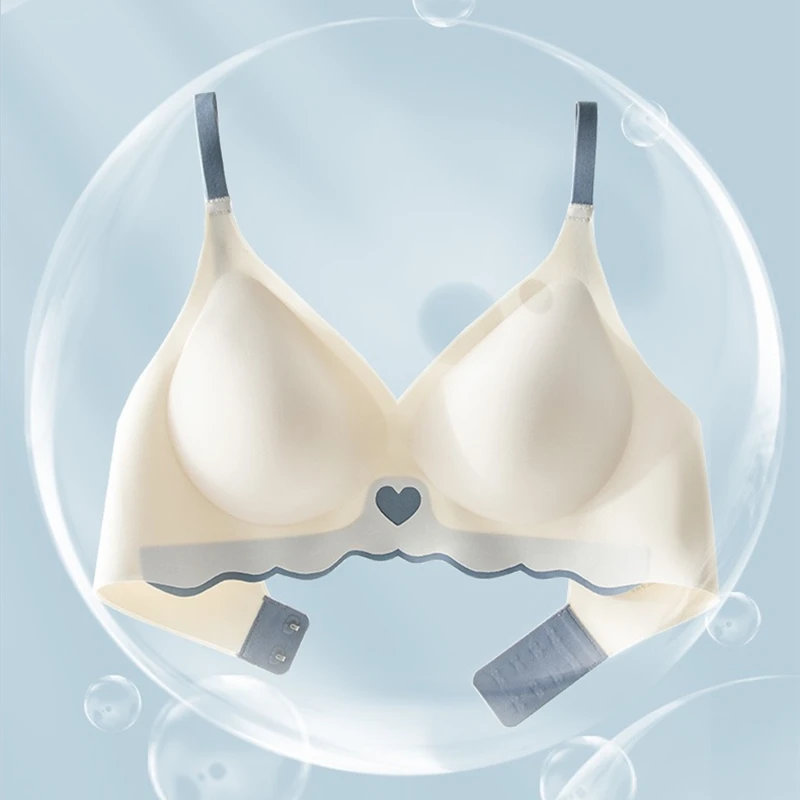 High-quality Seamless Underwear Women's Comfortable Gathered Breathable Breasts Sexy Beautiful Back Sports Bra Thin Section