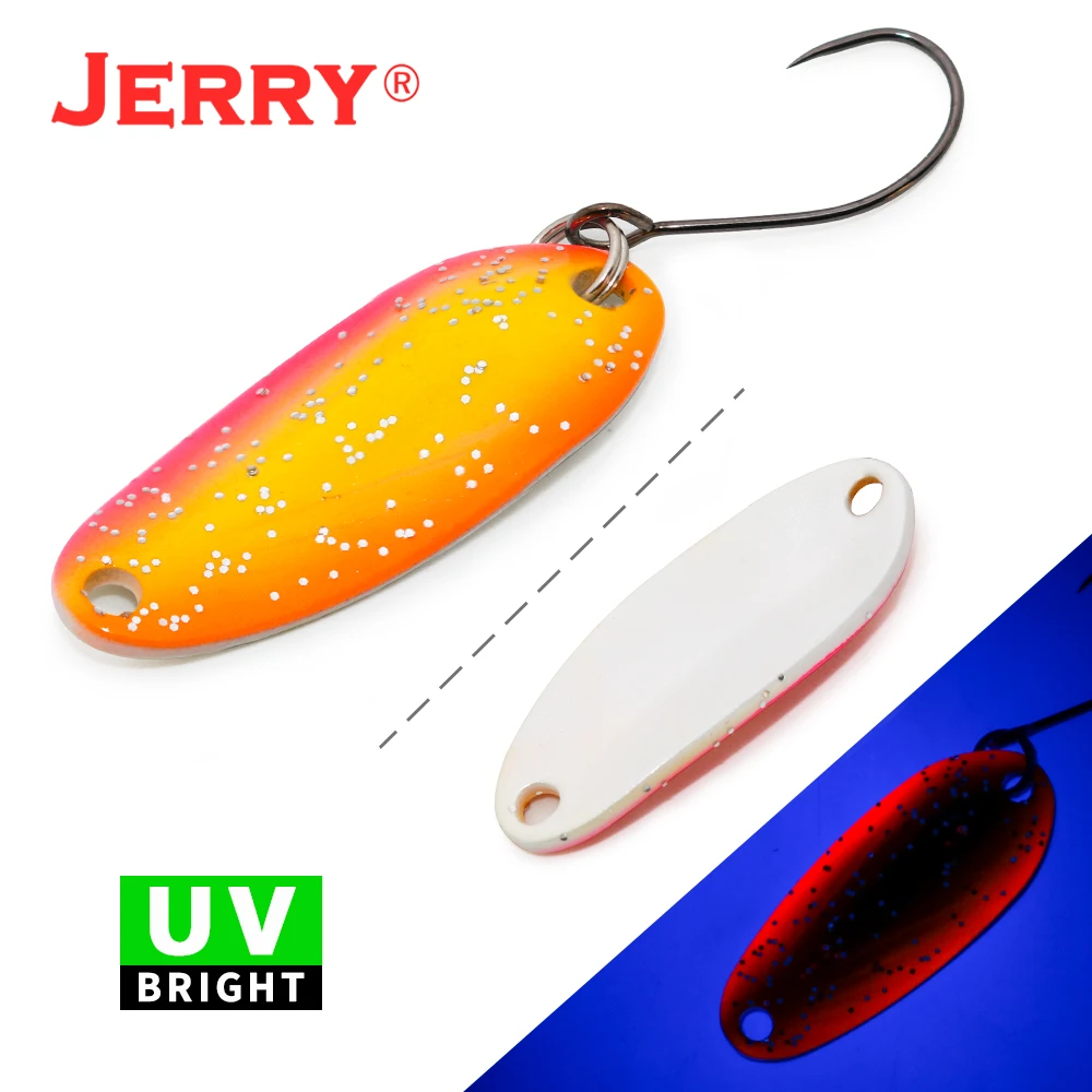 Jerry Triones 3g 5g High Quality Fishing Spoons Single Hook Trout Spoons  Area Trout Fishing Lures Two Side Color Hard Lures - AliExpress